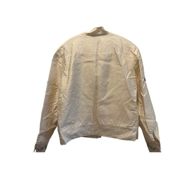 Neiman Marcus Vintage Women Silk Jacket Boho Festival Preppy Old Money Floral 12 - Picture 9 of 12